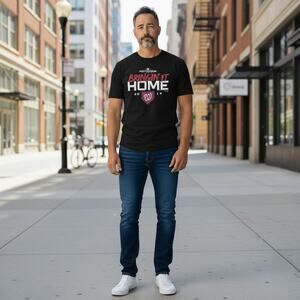 Majestic Washington Nationals 2019 Postseason Graphic T Shirt XL